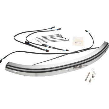 CIRO Solaire LED Windshield Trim - Chrome 12000
