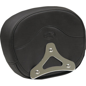 MUSTANG Deluxe Sissy Bar Pad - Black Stitch - FLT/FLH '23-'24 89015