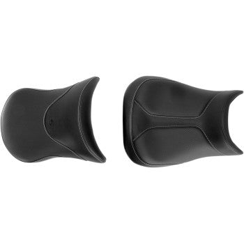 SADDLEMEN Adventure Tour Seat - Two-Piece - Low - Stitched - Black - BMW R1200GS 2013-2019 0810-BM33L