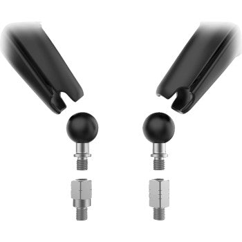 RAM MOUNTS Tough-Mirror™ Kit with M10-1.25 Bases/Reverse RAM-B-349-RTA-C-465R