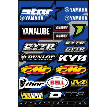 D'COR VISUALS Decal Sheet - Star Yamaha 40-50-116