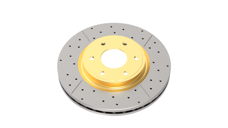 DBA 94-04 Mustang Exc. Cobra/Bullitt/Mach1 Front Drilled & Slotted Street Series Rotor