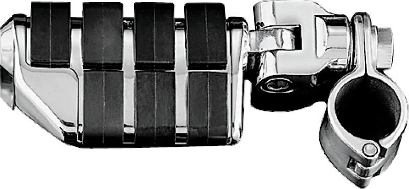 Kuryakyn Dually ISO Pegs With 1-1/4inch Clamp Chrome (Pair) 7992