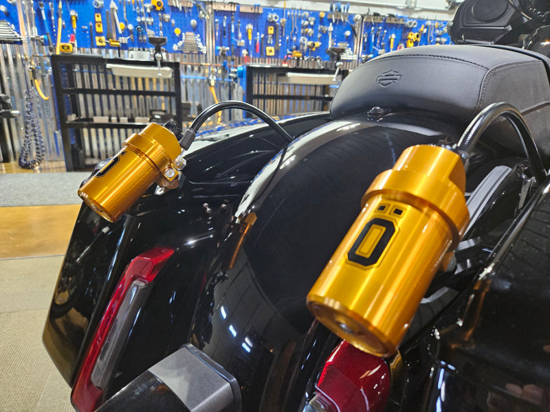 Ohlins 14-24 Harley FL Touring STX 36 Twin Blackline 13in Stiffer Spring Shocks HD779S2
