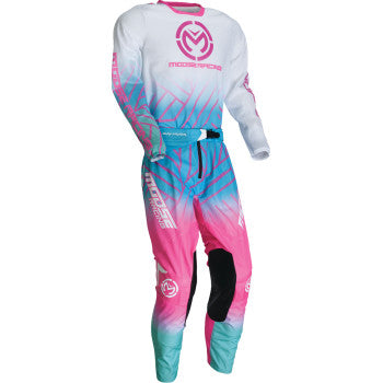 MOOSE RACING Sahara Jersey - Pink/Blue/White - Small 29107955