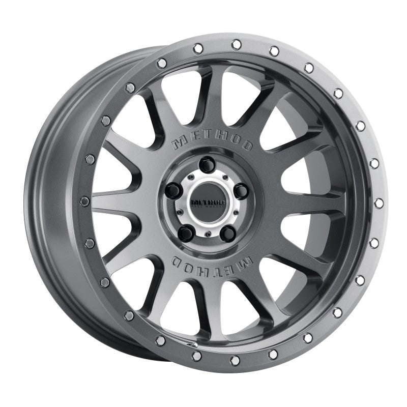 Method MR605 NV 20x10 -24mm Offset 5x5.5 108mm CB Gloss Titanium Wheel MR60521055824N