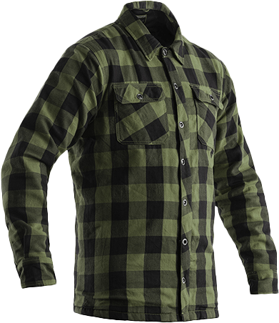 RST Kevlar Lumberjack Ce Shirt Green Check Textile Sm 102115GRN-40