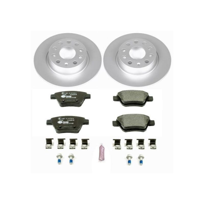 Power Stop 10-12 Audi A3 Rear Euro-Stop Brake Kit ESK5667