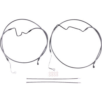 MAGNUM SHIELDING Brake Line Kit - Lower - BP - +4" - 35° Radial AS470164RAD