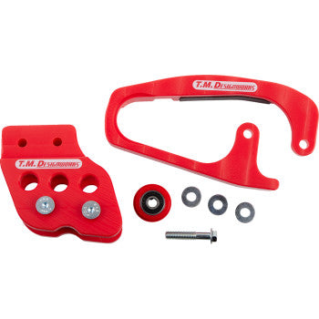T.M. DESIGNWORKS Chain Guide/Slider - TRX450 2004, 2006-2009, 2012 Red HCP-80K-RD