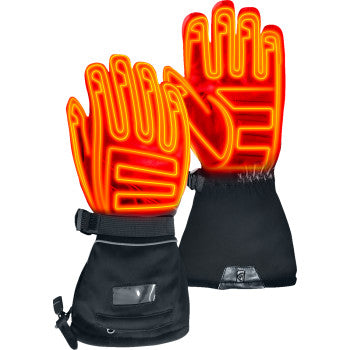 GERBING HEATED CLOTHING GT5 12 V Hybrid Heated Gloves - Black - Medium GERGLVGT512VBLKM