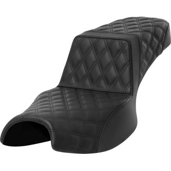 SADDLEMEN Step-Up Seat - Full Lattice Stitch - Extended Reach - Challenger '20-'24 I20-06E-175