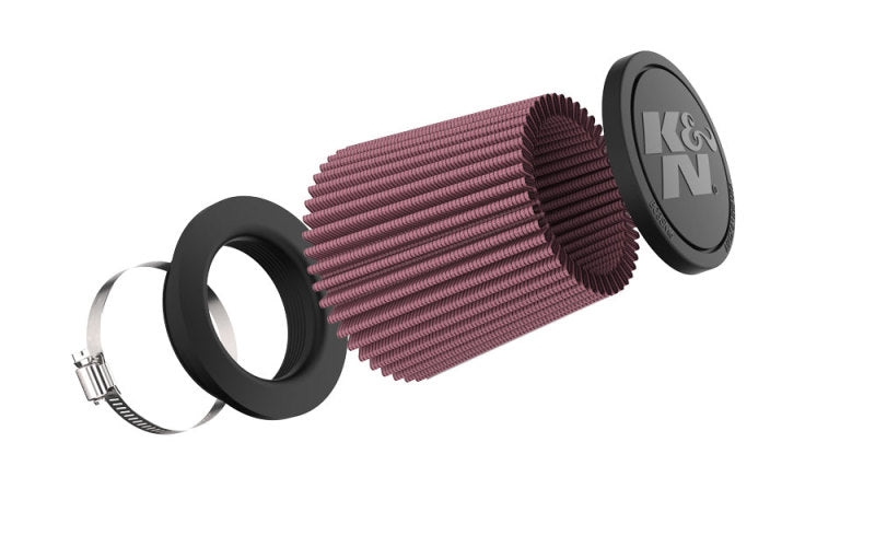 K&N Universal Clamp-On Air Filter 3in FLG /4 1/2in B / 3 1/2in T / 4 3/8in H RU-9410