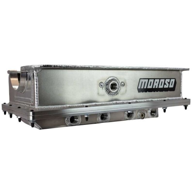 Moroso SBF 351W 2 Piece Dry Sump 4 Pickup -12AN 7.25in Deep Aluminum Oil Pan