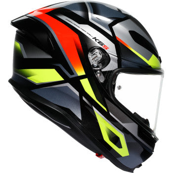AGV K6 S Helmet - Erazer - Black/Red/Yellow Fluo - 2XL 2118395002-026-XXL