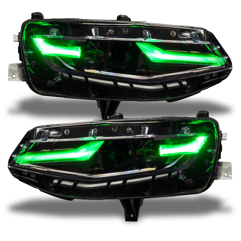 Oracle 19-21 Chevy Camaro LS/LT RGB+A Headlight DRL Kit - ColorSHIFT w/ BC1 Controller SEE WARRANTY