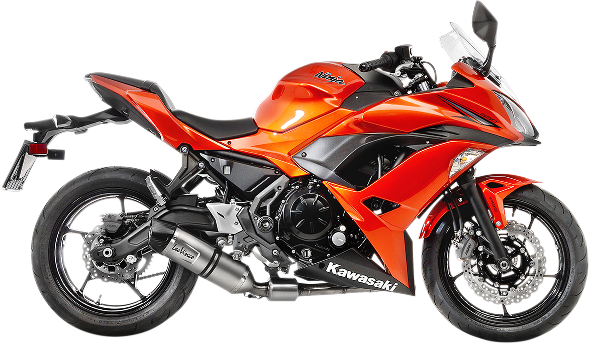 LEOVINCE LV One Evo Exhaust System - Stainless Steel - Ninja 650/Z650 2017-2024 14181EU 1810-2613