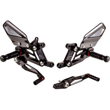 GILLES TOOLING FXR Rearset - Black - BMW S1000R /RR 2017-2020 FXR-BM04-B
