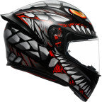 AGV K1 S Helmet - Lyzard - Matte Black/Gray/Red - Large 2118394003-044-L