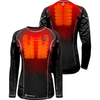 GERBING HEATED CLOTHING Women's 7V Heated Base Layer Shirt - S GERBLS7VWBLKS