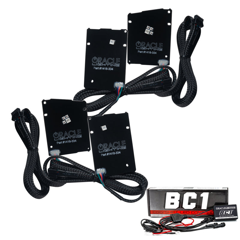 Oracle 19-21 Chevy Camaro LS/LT RGB+A Headlight DRL Kit - ColorSHIFT w/ BC1 Controller SEE WARRANTY