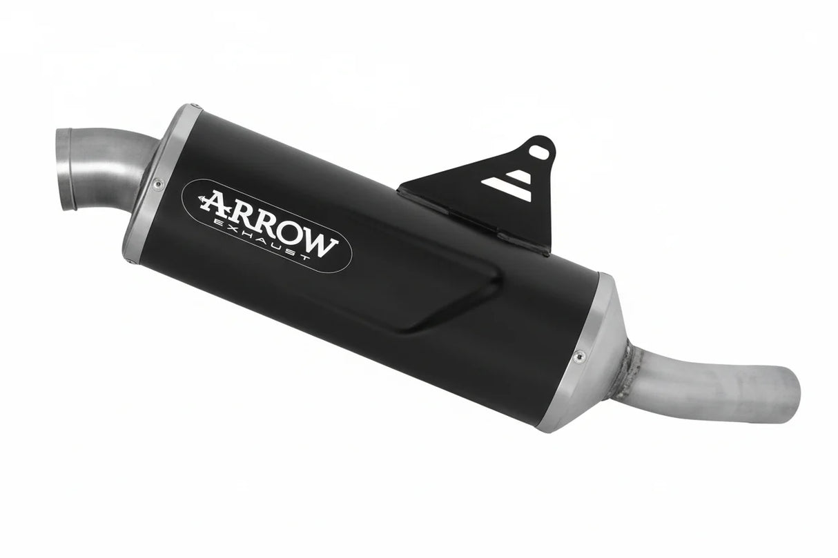 MOTO MORINI X-CAPE 700 E5+ 2025 INDY RACE EVO ALIMUNIUM DARK EXHAUST - 72664aon