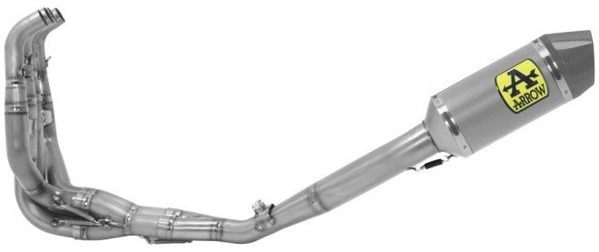 Arrow Competition Full Exhaust System, Titanium muffler stainless steel header ZX-6R 09-23 71208CKZ