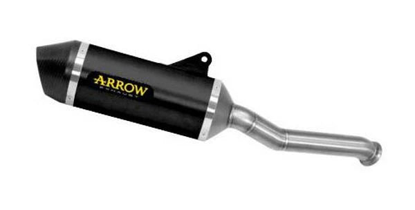 Arrow Cf Moto 800mt 800 MT Sport / Touring ’23/24 Homologated Aluminum Dark Race Tech Silencer With Welded Link Pipe 71943akn