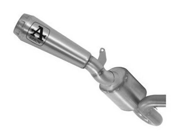 71951PRI Arrow Pro-Race Slip-on Exhaust, Nichrome for Ducati Scrambler 800 Icon 2021-2025