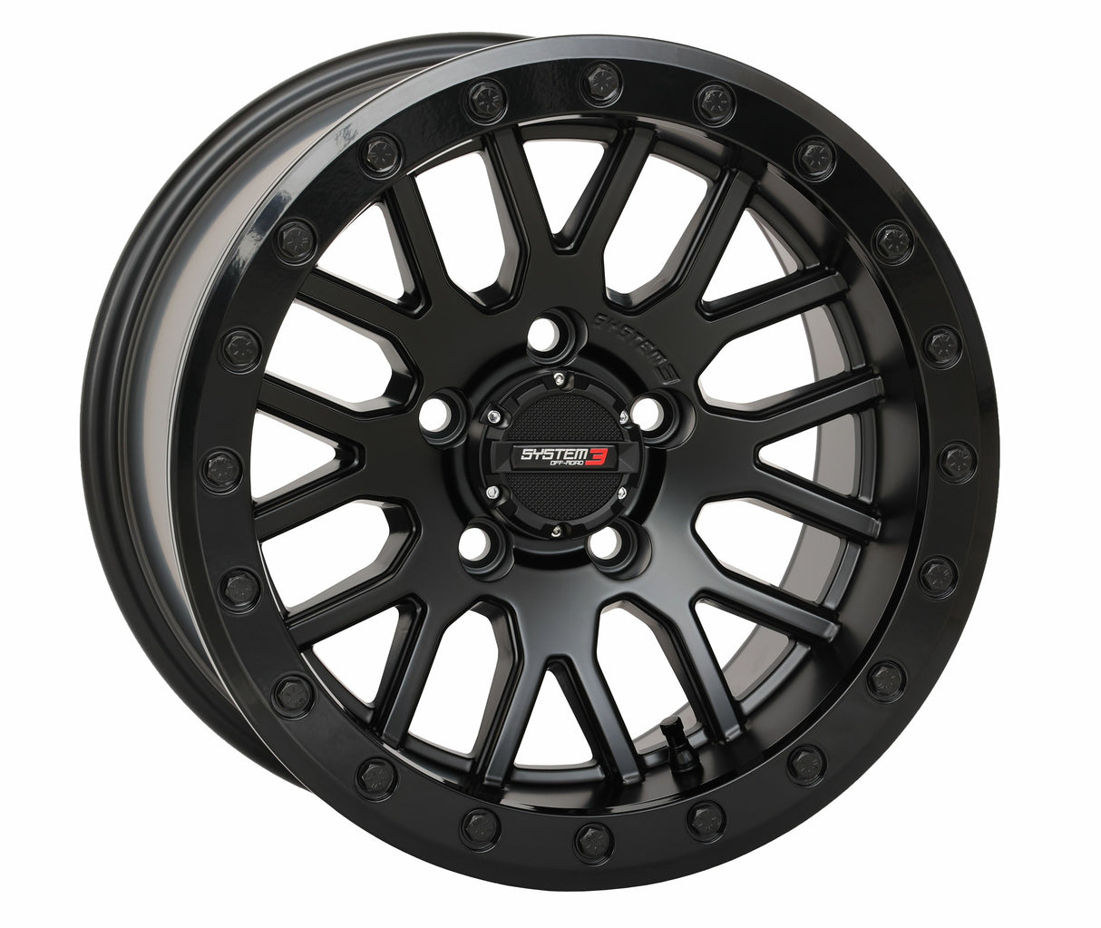 SYSTEM 3 Sb9 Wheel 15x9 5+4 (+10mm) 5/4.5 Matte Black 15S3-9544