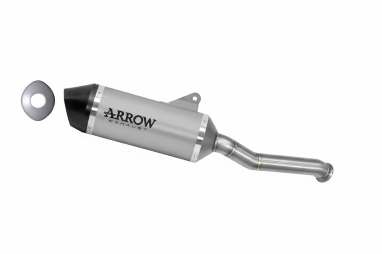 71991PK Arrow CF Moto 800 MT 2025 Race-Tech titanium silencer with carby end cap