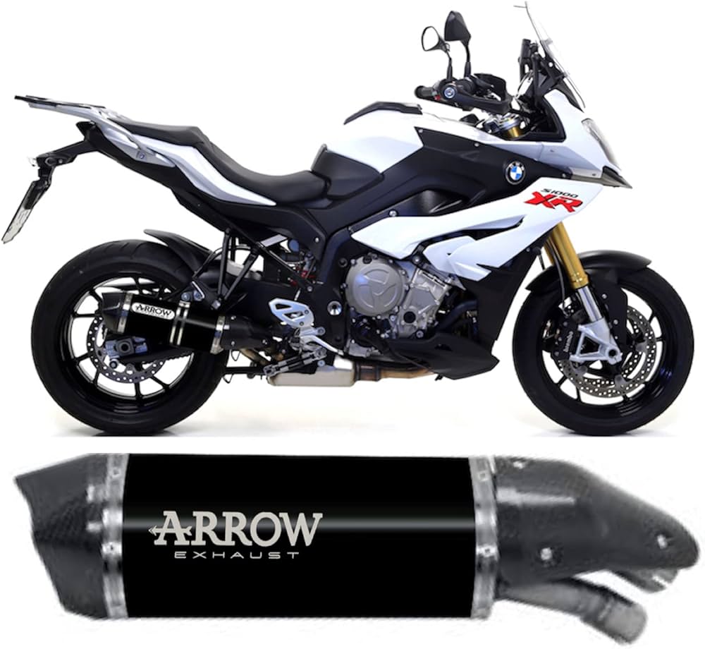 71837AKN Arrow Race-Tech Exhaust, Aluminum Dark for BMW S1000XR 2015-2016