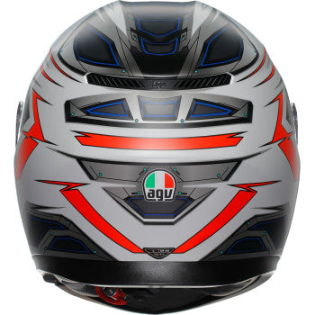 AGV K3 Helmet - Space - Matte White/Red Fluo - XL 2118381004-020-XL