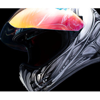 ICON Domain™ Helmet - Nouveau - Silver - XL 0101-18527