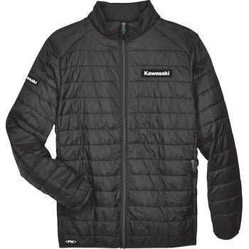 FACTORY EFFEX Kawasaki Puffer Jacket - Black - Large 28-85114