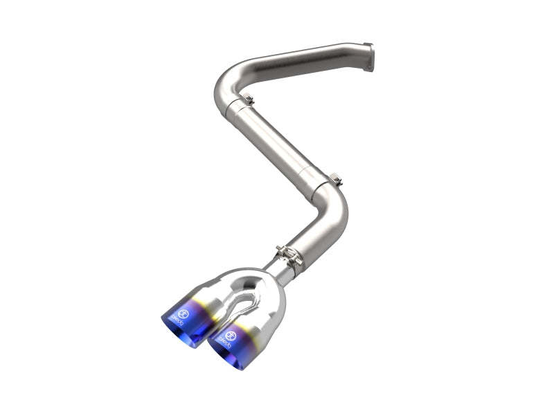aFe Takeda 21-25 Hyundai Elantra 1.6L (t) 3in. SS Axle-Back Exhaust System w/Blue Flame Tips