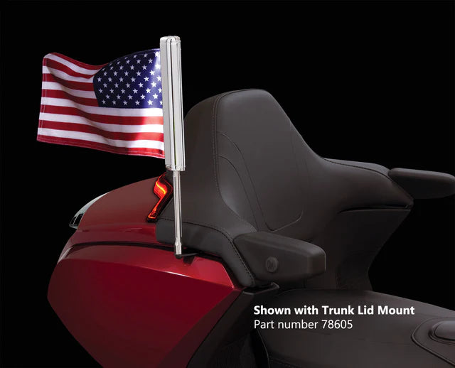 Goldstrike Lighted Flag Kit For Gold Wing, Black 78610