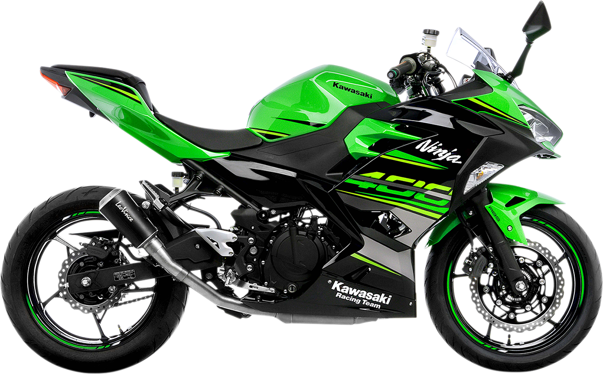 LEOVINCE LV-10 Black Edition Muffler Ninja 400/500 2018-2025 15218BU 1811-3538