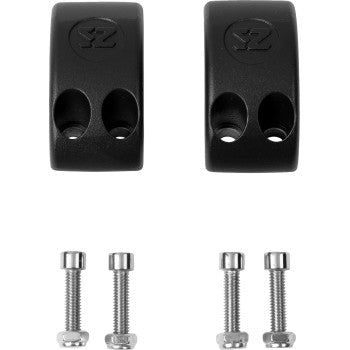 SEIZMIK Mirrors - Trailrider - Side View - Rectangle - Black - 1.75"/2" ROPS - Pair 56-18113