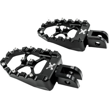 BURLY BRAND MX Evolution Driver Pegs - Black - Softail B13-1016B