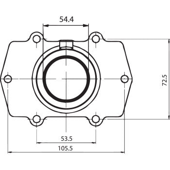 Brida de carburador KIMPEX - Arctic Cat M5/Sabercat 500 2004-2005 104570