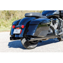 S&S CYCLE 4" Broadhead Slip-On Schalldämpfer Slash Cut Indian Chieftain Schwarz 550-1075