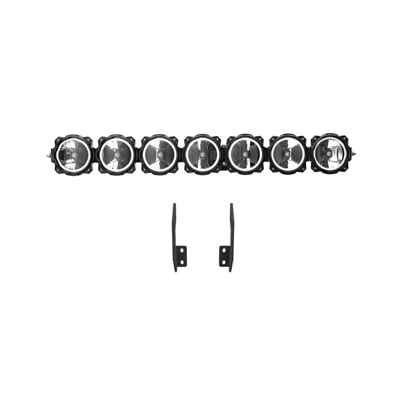 KC HiLiTES 11-16 Ford Super Duty Gravity LED Pro6 7-Light Bar Kit - Front Bumper 91344