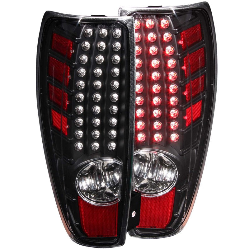 ANZO 2004-2012 Chevrolet Colorado LED Taillights Black 311136