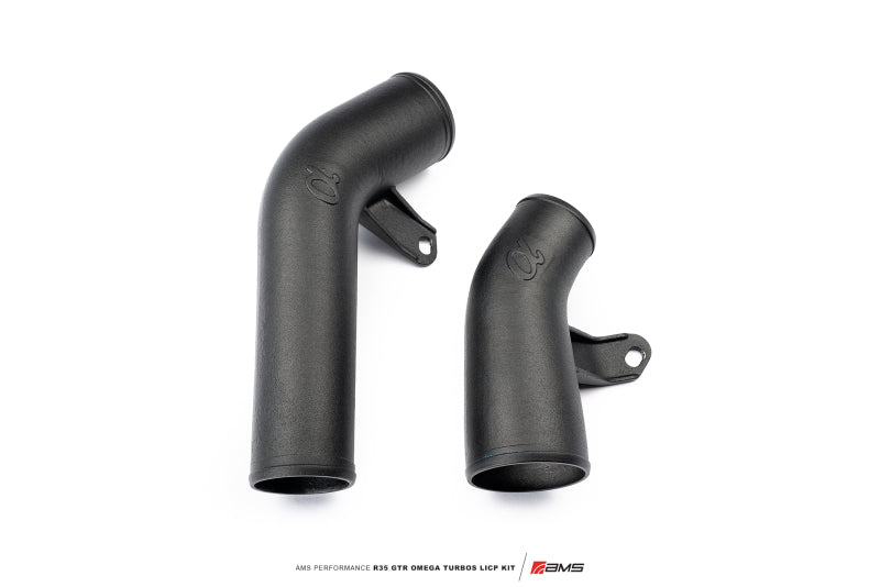 AMS Performance Nissan R35 GTR Omega Turbo Kit 3in Lower Intercooler Pipes ALP.07.14.0020-1