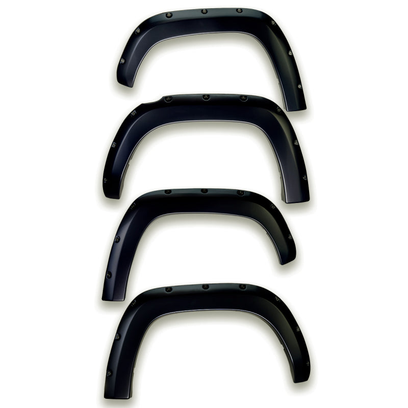 EGR 14+ Chev Silverado 6-8ft Bed Bolt-On Look Color Match Fender Flares - Set - Black 791574-GBA