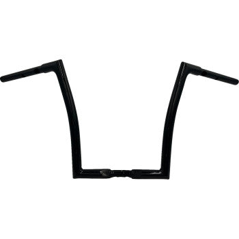 FAT BAGGERS INC. 1-1/4" EZ Install Flat Top Handlebar - 14" - Black 748014-B