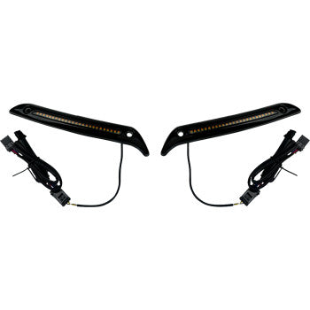 CUSTOM DYNAMICS LED Windshield Trim - Gloss Black CD-LRST-WT-B