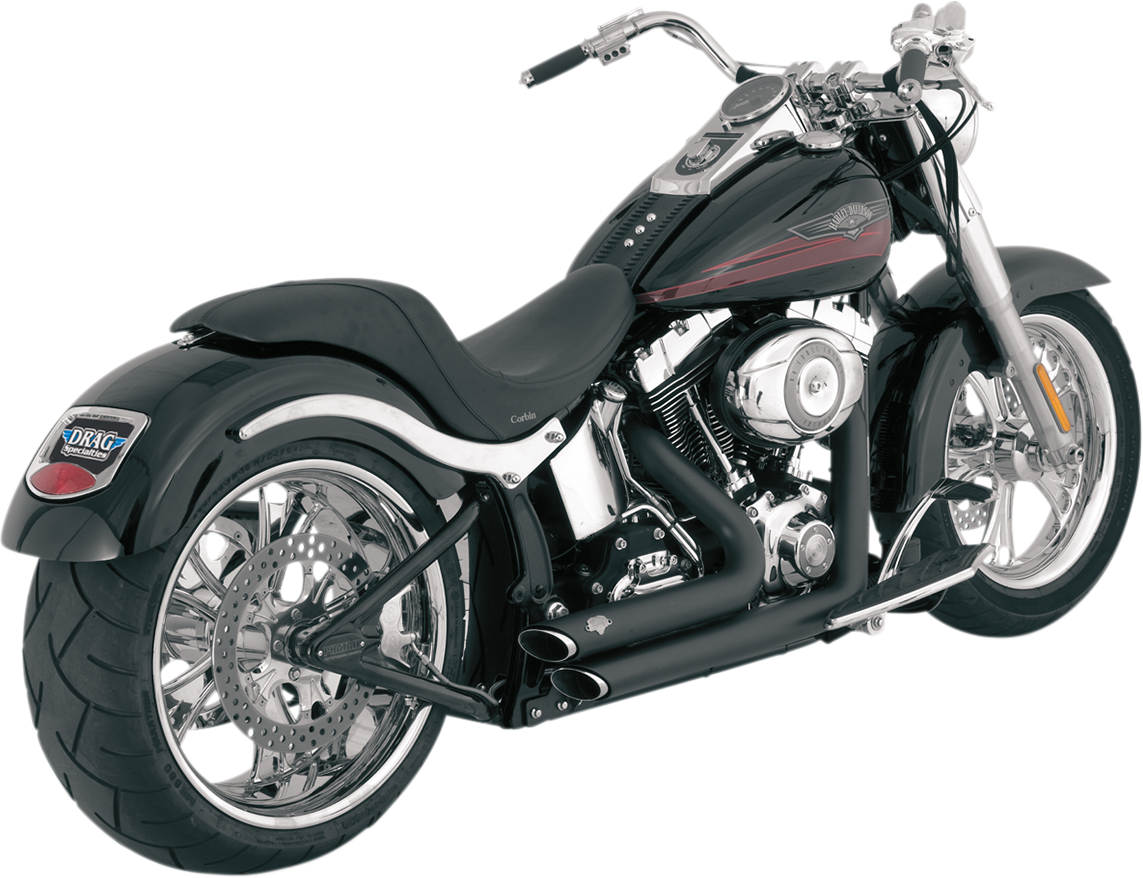 VANCE & HINES Shortshots Staggered Auspuffsystem - Mattschwarze Keramik 47221