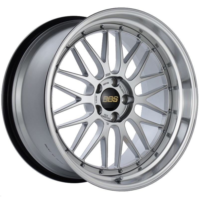 BBS LM 20x10.5 5x114.3 ET20 CB66 Diamond Silver Center Diamond Cut Lip Wheel LM239DSPK